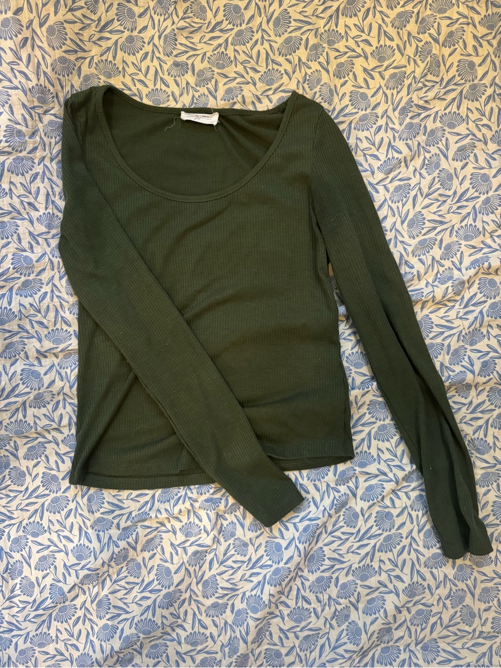 CJ's Favorite Ribbed Long Sleeve - Olive - Picture 2 of 4